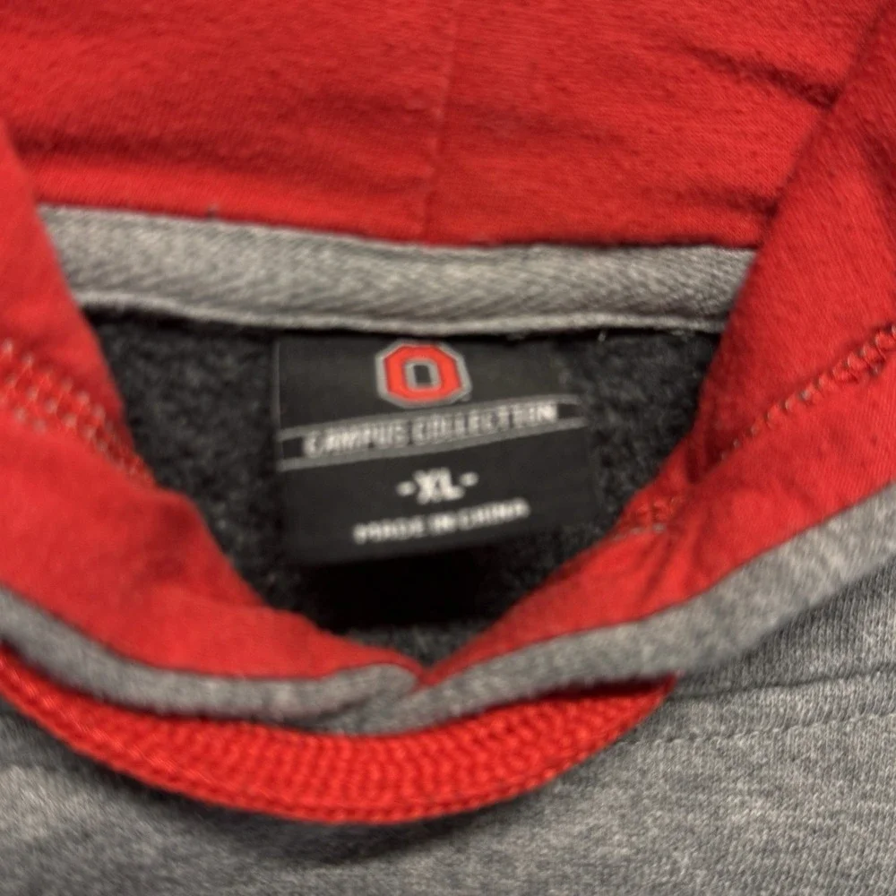 Campus Collection Hoodie Mens XL‎ Gray Ohio State Buckeyes Sporty Collegiate
